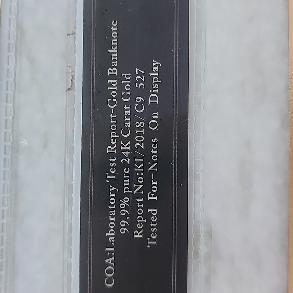 Gold Banknote Collection Set - Picture 7 of 7